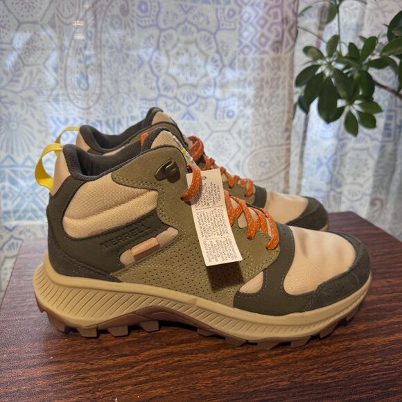 Tempo Sol Mid Waterproof Hiking Boots Dark Moss size Mens 8 NWT main image 9